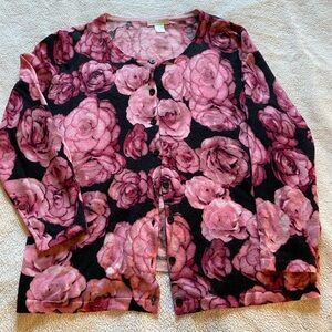 Garnet Hill Merino cardigan